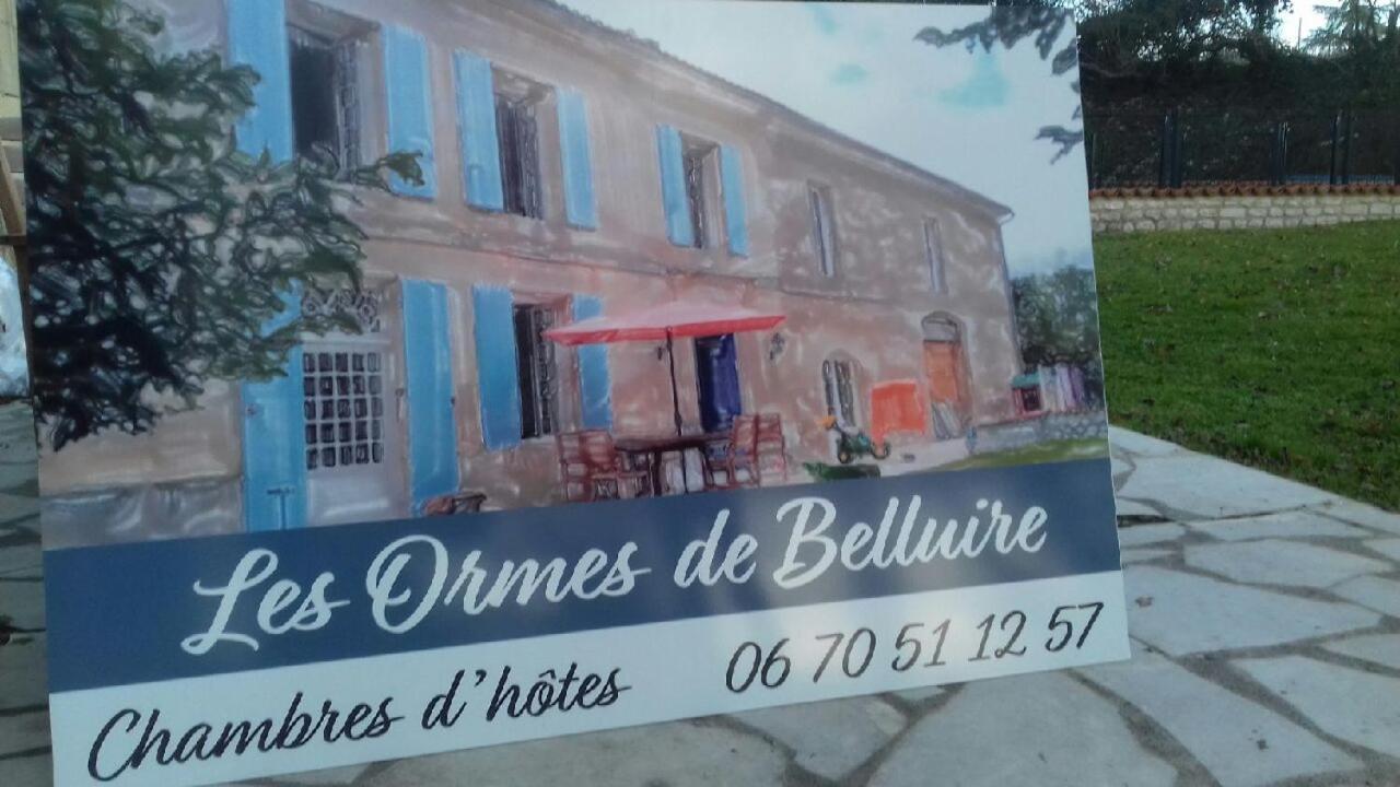Les Ormes De Belluire Bed and Breakfast Buitenkant foto
